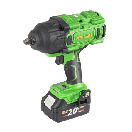 Akumulatorowy klucz udarowy Procraft PWA80-1B-C 20V 1600NM  (ZESTAW)