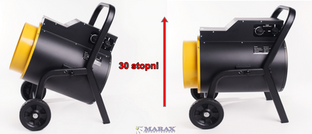 Przewoźna nagrzewnica elektryczna, dmuchawa powietrza elektryczna 400V/50Hz XARAM Energy XE-ZEC15 400V/50Hz, moc: 15kWEC15 400V/50Hz, moc: 15kW