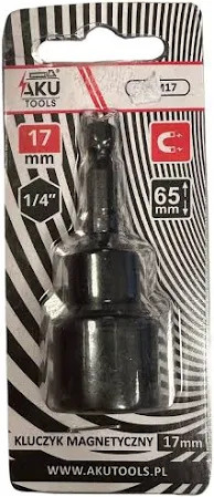Nasadka magnetyczna Aku-Tools 17mm 1/4"