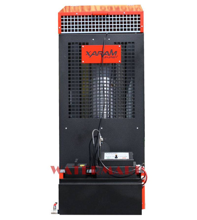 Piec grzewczy, nagrzewnica powietrza na olej opałowy, piec multiolejowy XARAM ENERGY XE 17-33 moc 17-33kW do hali, warsztatu, namiotu, magazynu