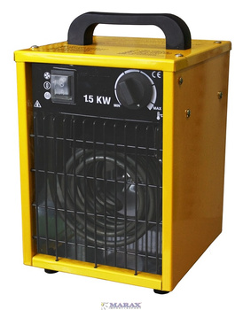 Nagrzewnica elektryczna trójazowa, dmuchawa XARAM Energy XE-1,5 o mocy 1,5kW 400V, wersja kabinowa, dźwigowa, suwnicowa, na statki i kutry