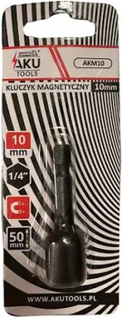 Nasadka magnetyczna Aku-Tools 10mm 1/4" 