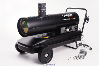 Przewoźna nagrzewnica, dmuchawa olejowa XARAM Energy XE-ZH30 moc: 30kW; odprow. spalin, wyposażenie: termostat, wyświetlacz temp., manometr