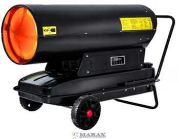 Przewoźna nagrzewnica olejowa XARAM Energy XDFT-120 Exclusive moc: 120kW: wyświetlacz cyfrowy, timer, manometr, regulacja pompy, filtr paliwa