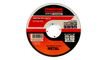 Tarcza do cięcia metalu Hausmajster H0103 125x1x22,2 mm