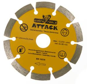 Tarcza do betonu Cobra Tools Attack 125/22,2mm