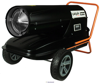 Przewoźna nagrzewnica olejowa XARAM Energy XDFT-60 Exclusive moc: 60kW: wyświetlacz cyfrowy, timer, manometr, regulacja pompy, filtr paliwa