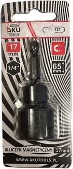 Nasadka magnetyczna Aku-Tools 17mm 1/4"