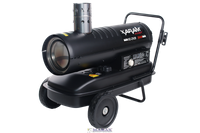 Przewoźna nagrzewnica, dmuchawa olejowa XARAM Energy XE-ZH20 moc: 20kW; odprow. spalin, wyposażenie: termostat, wyświetlacz temp., manometr