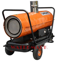 Przewoźna nagrzewnica olejowa XARAM Energy TK-240ID moc: 58kW; odprow.spalin, termostat, wyświetlacz temp.+kodu błędu, regulacja pompy, duże koła